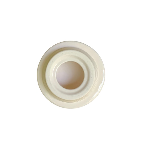 Rae Dunn WOOF Canister Dog Treat Jar White Black Letters Dimples NWT 2017 OG - Picture 10 of 14